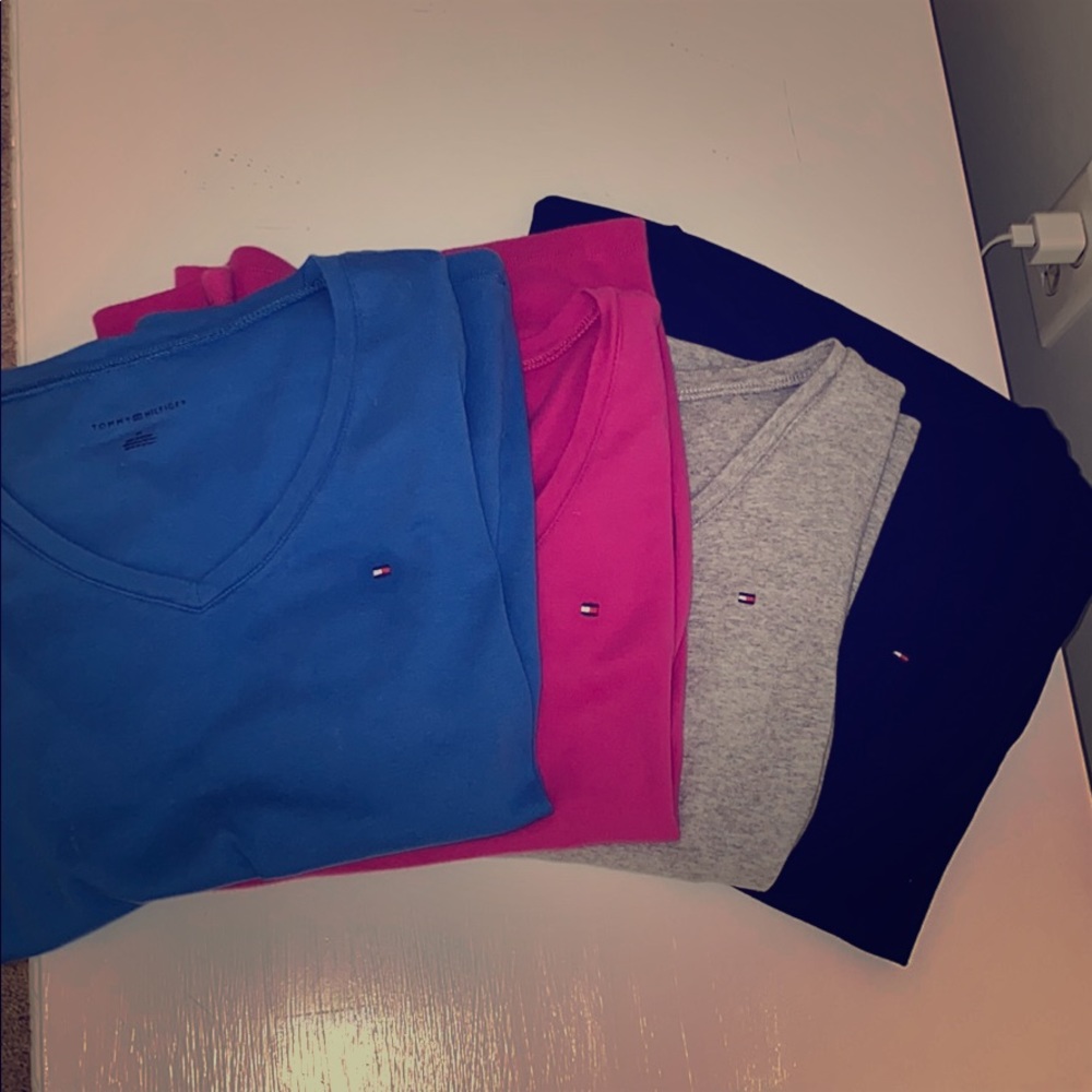 Tommy Hilfiger V-neck shirts